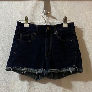American Eagle Outfitters Dark Blue Jean Shorts